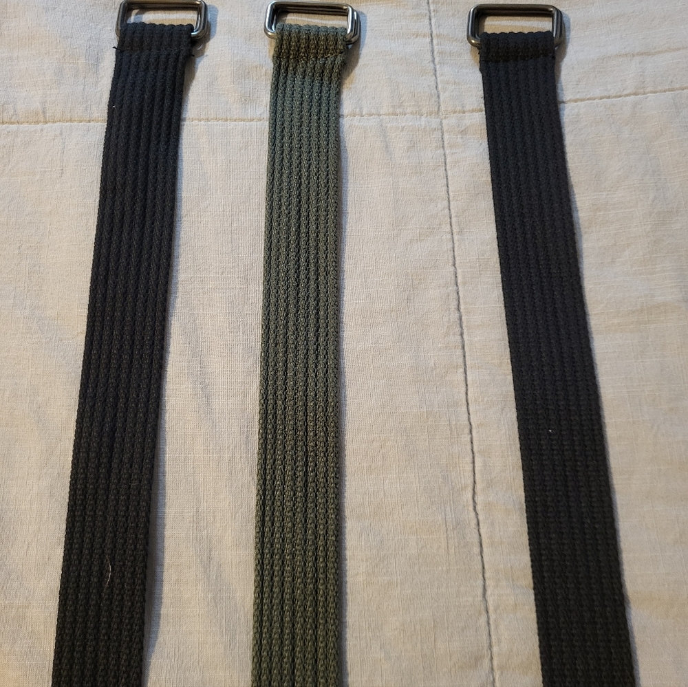 Lot Of 3 Assorted Men's Belts